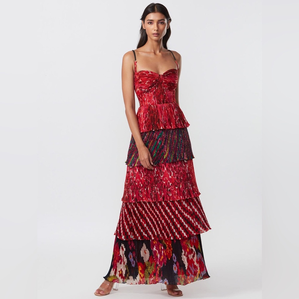 Saaksha & Kinni Hand Micro Pleated Dress